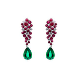 Collier Earrings and Ring 'Butterfly' Ruby Set