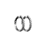 Hoop Earrings with Diamonds