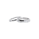 Weißgoldring mit Diamanten