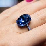 Tanzanite Ring with Diamonds