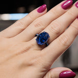 Tanzanite Ring with Diamonds