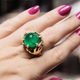 Ring with Large Emerald