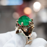 Ring with Large Emerald