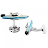 Sterling Silver Speed Boat Cufflinks Deakin & Francis