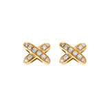 Chaumet Liens Stud Earrings with Diamonds