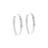 Chaumet Liens Hoop Earrings with Diamonds