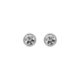 2 in 1 Stud Earrings with Diamonds