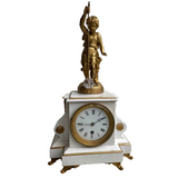 Mystery French mantel Clock, late 19th century