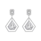 Fancy Diamond Drop Earrings