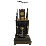 Magnificent Charles X Neo-Gothic Rod Automaton Table Clock, France, 1780-1820