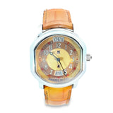Daniel Roth Stainless Steel Watch – Athens Multi-Scale Dial & Brown Leather Strap