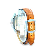 Daniel Roth Stainless Steel Watch – Athens Multi-Scale Dial & Brown Leather Strap