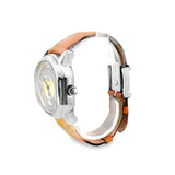 Daniel Roth Stainless Steel Watch – Athens Multi-Scale Dial & Brown Leather Strap