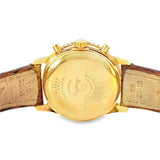 Breitling Navitimer Automatic Chronograph – Gold-Tone Case, Silver Dial & Black Strap