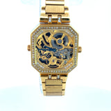 Sarcar Janus Reversible Diamond Watch | Dual-Face Design | Gold