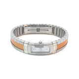 Mauboussin Ladies Diamond Watch | Rectangular Case | Two-Tone Bracelet