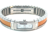 Mauboussin Ladies Diamond Watch | Rectangular Case | Two-Tone Bracelet