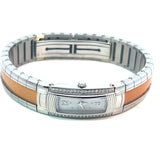 Mauboussin Ladies Diamond Watch | Rectangular Case | Two-Tone Bracelet