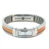 Mauboussin Ladies Diamond Watch | Rectangular Case | Two-Tone Bracelet