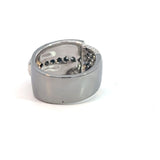 Stefan Hafner Diamond Cocktail Ring | White Gold 18 K| Pavé Diamonds