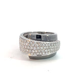 Stefan Hafner Diamond Cocktail Ring | White Gold 18 K| Pavé Diamonds