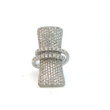 Stefan Hafner White Gold Diamond Pavé Statement Cocktail Ring