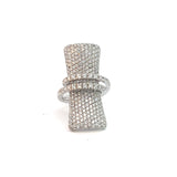 Stefan Hafner White Gold Diamond Pavé Statement Cocktail Ring