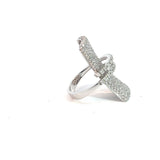 Stefan Hafner White Gold Diamond Pavé Statement Cocktail Ring