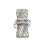 Stefan Hafner White Gold Diamond Pavé Statement Cocktail Ring