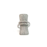 Stefan Hafner White Gold Diamond Pavé Statement Cocktail Ring