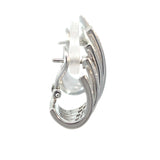 Stefan Hafner Diamond 1,09 ct Tiered Clip-On Earrings in White 18 K Gold