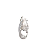 Stefan Hafner Diamond 1,09 ct Tiered Clip-On Earrings in White 18 K Gold
