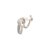 Stefan Hafner Diamond Spiral Earrings | 18K White Gold