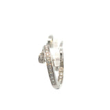 Stefan Hafner Diamond Spiral Earrings | 18K White Gold