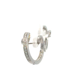 Stefan Hafner Diamond Spiral Earrings | 18K White Gold