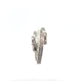 Stefan Hafner Diamond Spiral Earrings | 18K White Gold