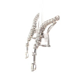 Stefan Hafner Diamond Dangle Earrings in White 18 K Gold