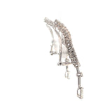 Stefan Hafner Diamond Dangle Earrings in White 18 K Gold