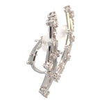Stefan Hafner Diamond Multi-Strand Cuff Earrings in White 18 K Gold