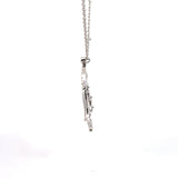 Stefan Hafner Diamond Necklace | 18K White Gold | 128 Diamonds 1.71ct