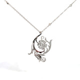Stefan Hafner Diamond Necklace | 18K White Gold | 128 Diamonds 1.71ct
