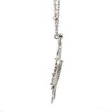 Stefan Hafner Diamond Necklace | 18K White Gold | 128 Diamonds 1.71ct