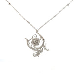 Stefan Hafner Diamond Necklace | 18K White Gold | 128 Diamonds 1.71ct