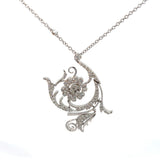 Stefan Hafner Diamond Necklace | 18K White Gold | 128 Diamonds 1.71ct
