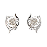 Stefan Hafner Diamond Earrings | 18K White Gold | 1.76ct Brilliant Diamonds