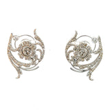 Stefan Hafner Diamond Earrings | 18K White Gold | 1.76ct Brilliant Diamonds