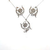 Stefan Hafner Diamond Necklace | 18K White Gold | 128 Diamonds 1.71ct