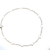 Stefan Hafner White 18 K Gold Pearl Station Collier