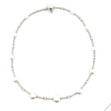 Stefan Hafner White 18 K Gold Pearl Station Collier