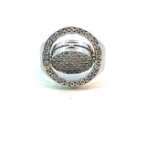 Cablecar Diamond Ring | 18K White Gold | Personalised Engraving